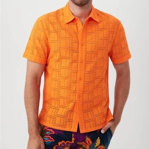 Mr Turk Branson Short Sleeve Button Down, NWT Size XL
